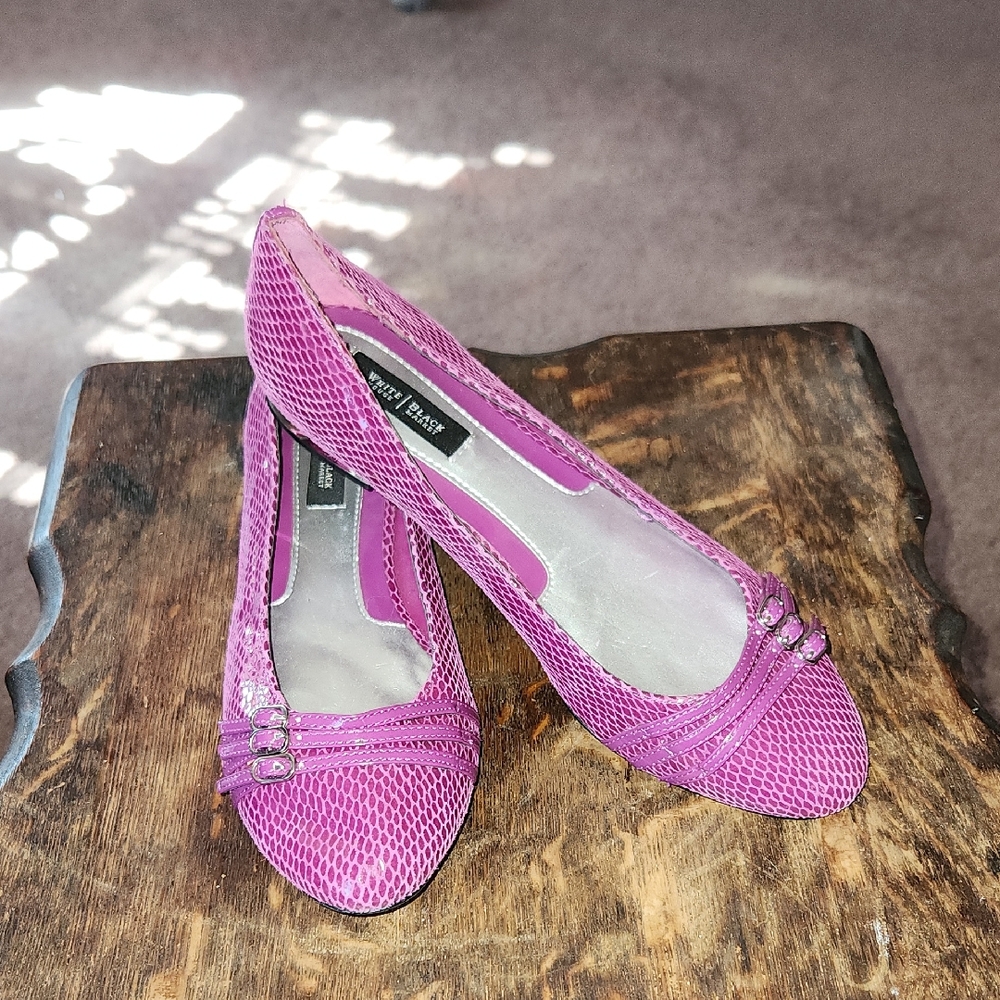 White House-Black Market Leather Loafers.